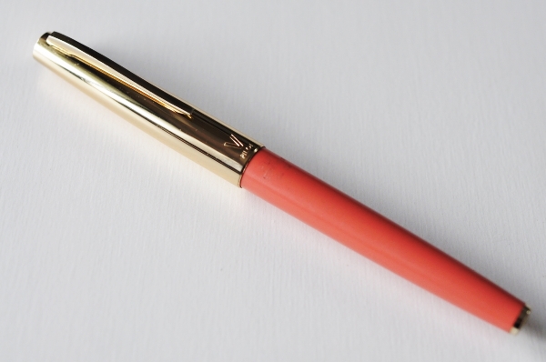 14K 古い万年筆□パイロット PILOT SUPER 100V ピンク K14金