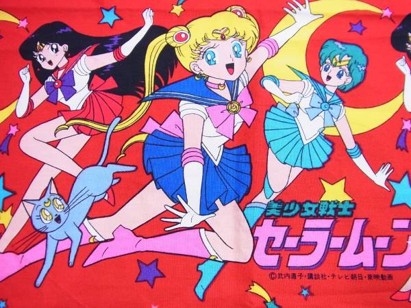 美少女戦士セーラームーン プリント生地 初期 レトロアニメ の入札履歴