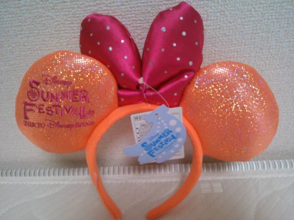 ディズニーサマーフェスティバル14 ミニーカチューシャ ディズニー 売買されたオークション情報 Yahooの商品情報をアーカイブ公開 オークファン Aucfan Com