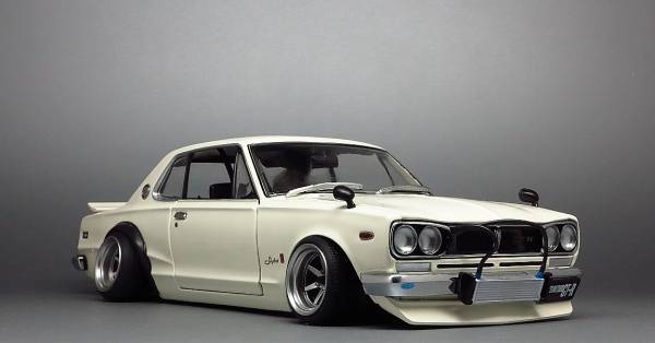 1/18 京商 スカイライン GT-R ハコスカ ロンシャン カスタム 改(乗用車