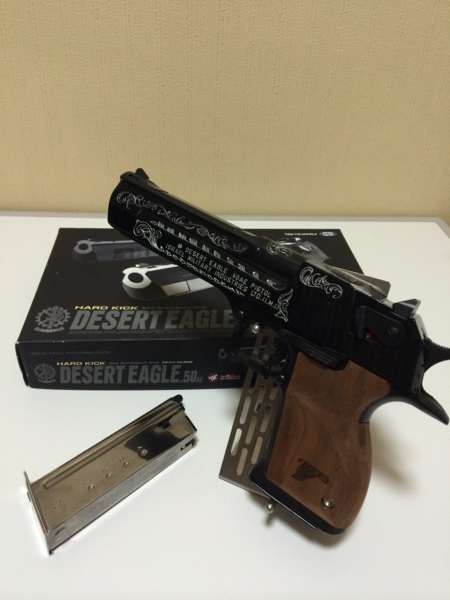 東京マルイ デザートイーグル 50AE HARDKICK エングレーブ加工