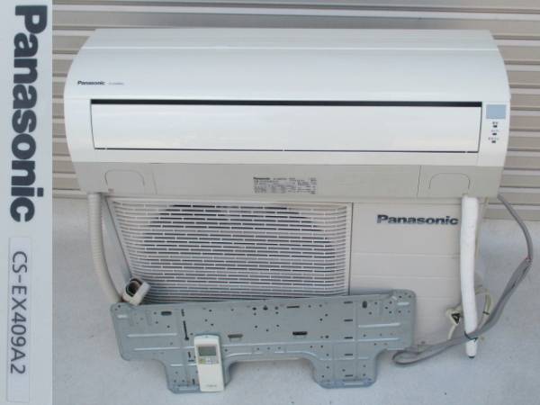 パナソニック ルームエアコン CS-EX409A2-W リモコン付 08年 の入札 