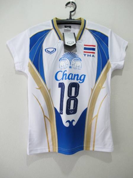 女子バレーボールタイ代表 14ユニフォーム 18アチャラポーン シャツ 売買されたオークション情報 Yahooの商品情報をアーカイブ公開 オークファン Aucfan Com