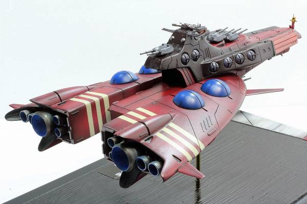 ガンダム 1/1200 ネオジオン軍軽巡洋艦ムサカ 完成品(ガンダム