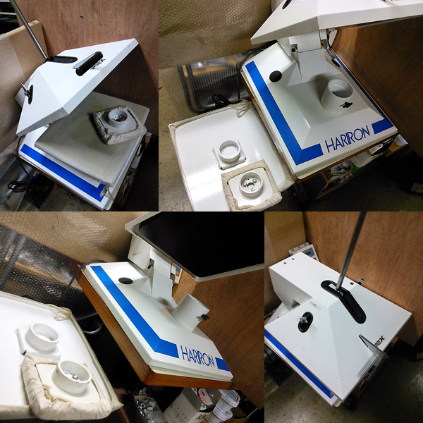 ○熱転写 ヒートプレス機 ハリロン HARIRON PREX-U 下ゴテ(小)付(店舗