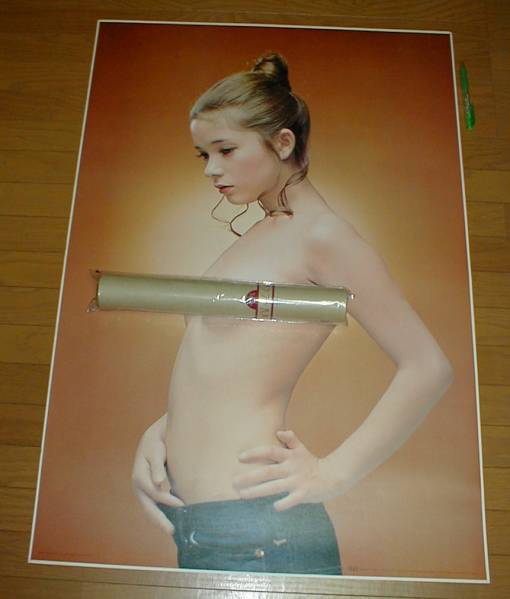 昭和レトロ 当時物ポスター 未使用品 ハニーレイヌ ハニーレーヌ