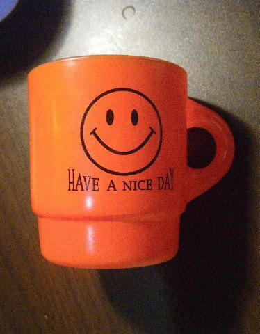 ファイヤーキング　スマイル　HAVE A NICE DAY 赤 マグ