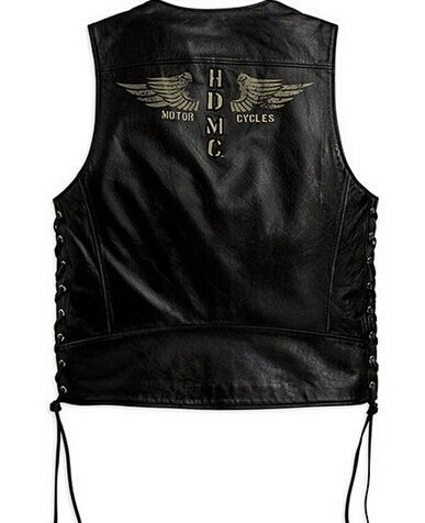 ハーレー レザー ベストM 新古品 正規品wings! 送料無料！