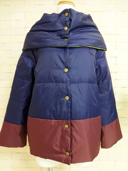 ☆美品2013☆ホコモモラ/シビラ/リバーシブルダウンコートz963