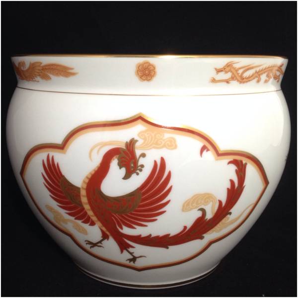 大倉陶園☆フランクリンポーセリンポーセリ金彩☆四神☆朱雀★