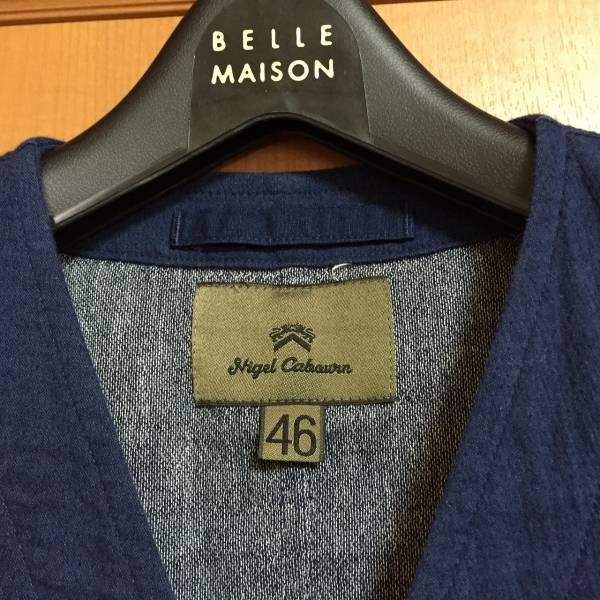 NIGEL CABOURNナイジェルケーボンインディゴベスト46