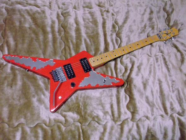 ZEP-IIエレキギター レッド/シルバー 【公式通販】