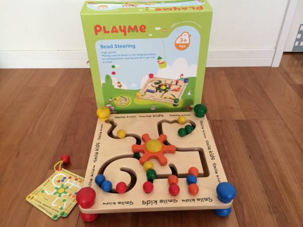 美品 ビーズステアリング PLAYMETOYS ルーピング ボーネルンド