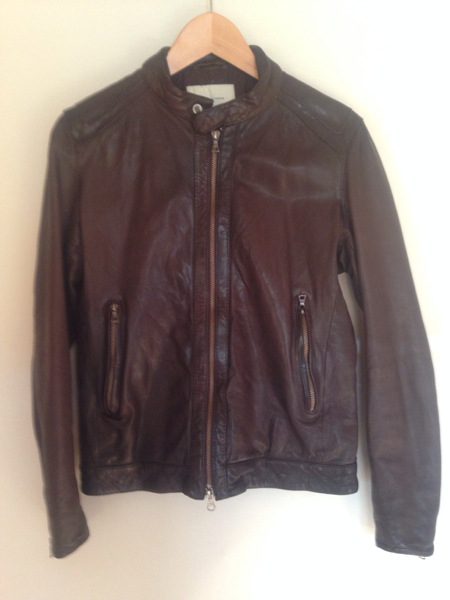 シングル レザージャケット シープスキン ナノユニバース s jkt