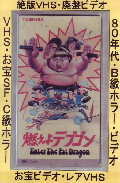 廃盤☆燃えよデブゴン字幕 サモハンキンポー香港カンフー拳法家(香港