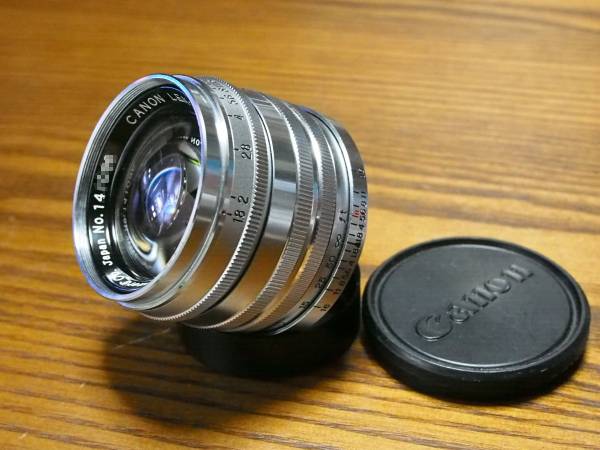 CANON 50mm F1.8 ライカＬマウント 美品中古