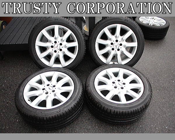 ★美品★ベンツW221S純正★18インチアルミ4本★タイヤ付き★002