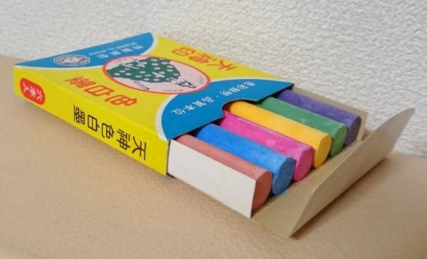 新品★天神印 色白墨 チョーク ６色 携帯用 （送料82円）_1