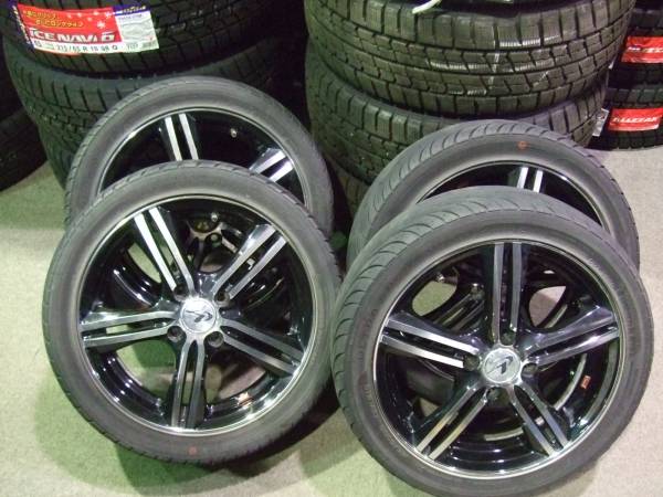 中古タイヤ＆アルミセット　165/50R15　軽自動車に