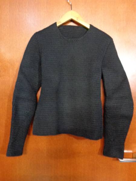 レーベルアンダーコンストラクション ウールニットセーター BLK