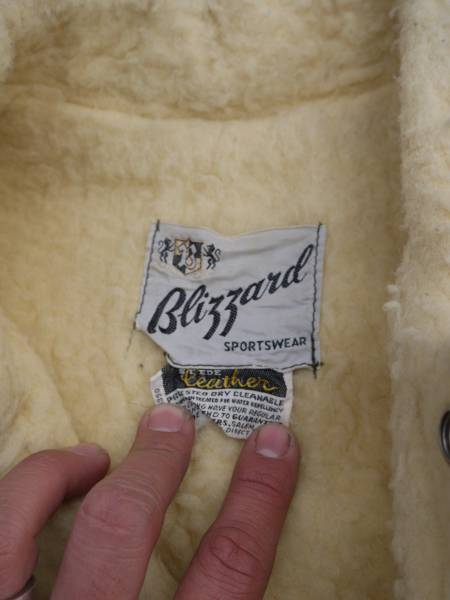 激渋!!BLIZZARD SPORTSWEAR社製 ランチ レザー スエード JKT M