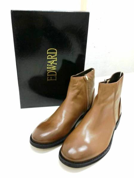 ★☆新品　ナノユニバース　edward サイド　zip ブーツ 40★