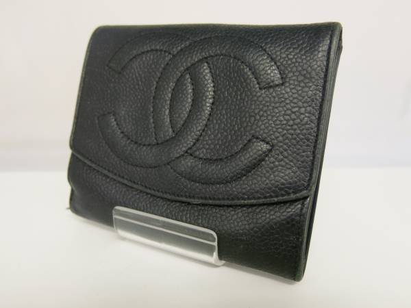 ★☆【シャネル】ココマーク Wホック 2つ折り財布☆★