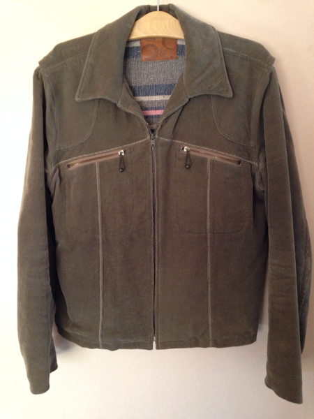 ケルト コーディロイジャケット カーキ XL 古着 美品