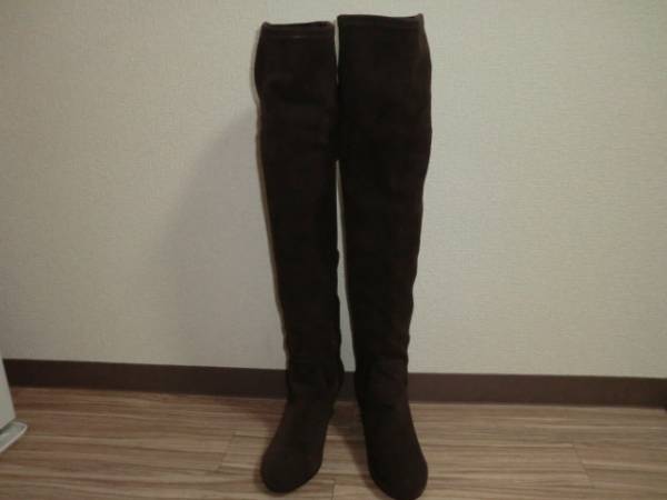 スコットクラブ　靴　ブーツ　２４ｃｍ羊革　茶