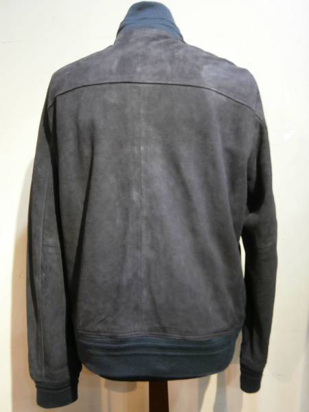 BEAMS購入 バルスター型 スウェードブルゾン M 未使用 ネイビー