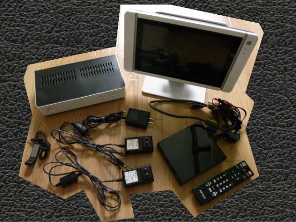 TWINBIRD防水モニターBUFFALOデジタルハイビジョンチューナー