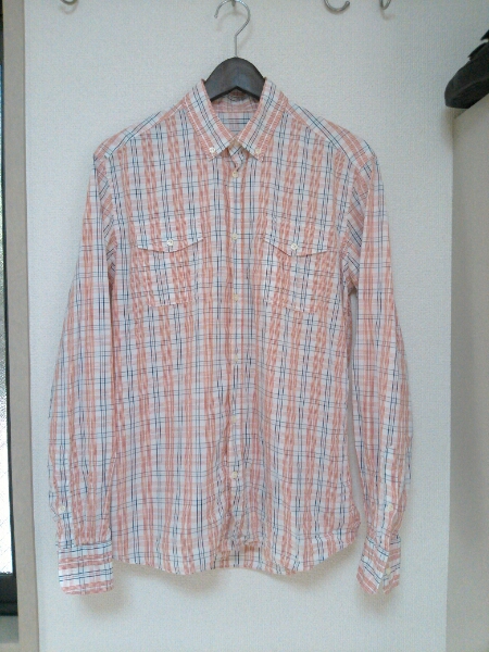 メゾンキツネMAISON KITSUNEチェックシャツ★ボタンダウン 39