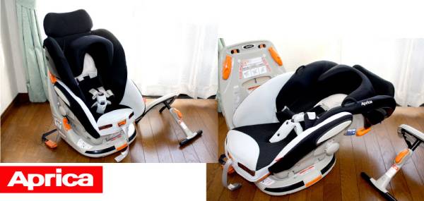 ◆Ｑ◆美品 Aprica ４方向チャイルドシート・ベッド◆◆新生児◆