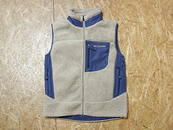 コロンビア■フリースベスト　サイズM　USED
