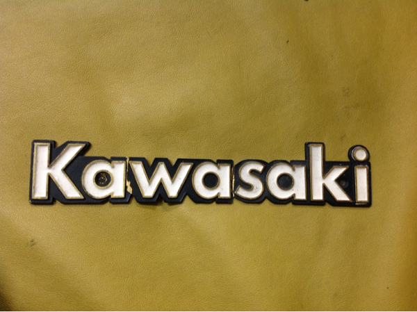 城東 カワサキ タンク エンブレム 当時物 Kawasaki JMC Z1 Z2(カワサキ