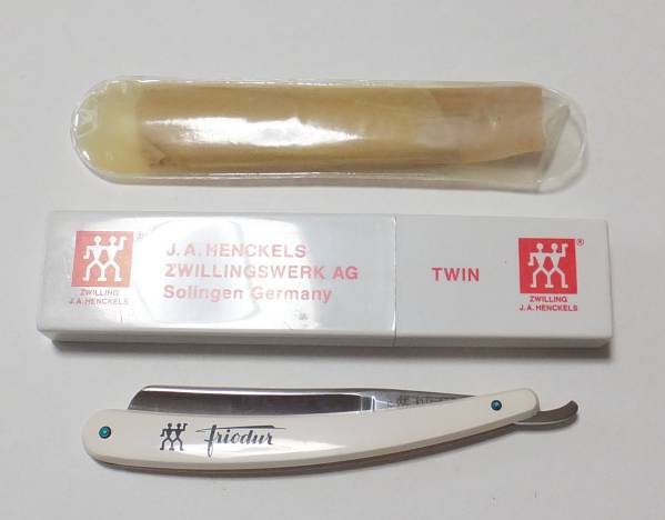 ◆未使用　ヘンケルス　西洋剃刀　箱付き◆理容　理髪
