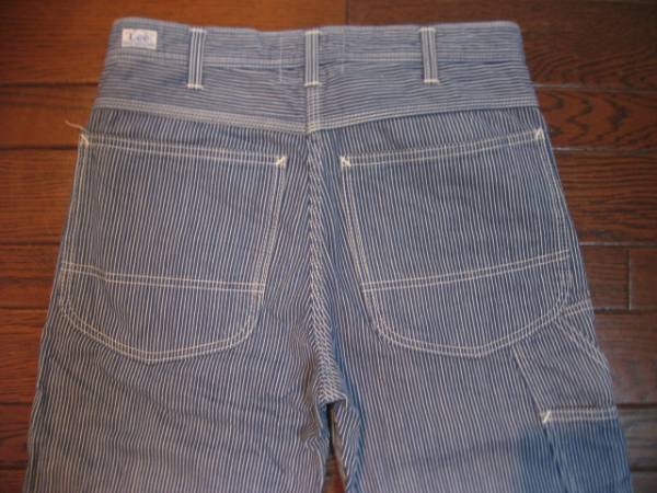 リー Lee 細 ヒッコリー ペインター パンツ S 検 ビンテージ 40s