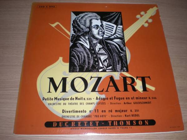 ★仏DUCRETET　レーデル　プロアルテ　モーツアルト　美盤　★