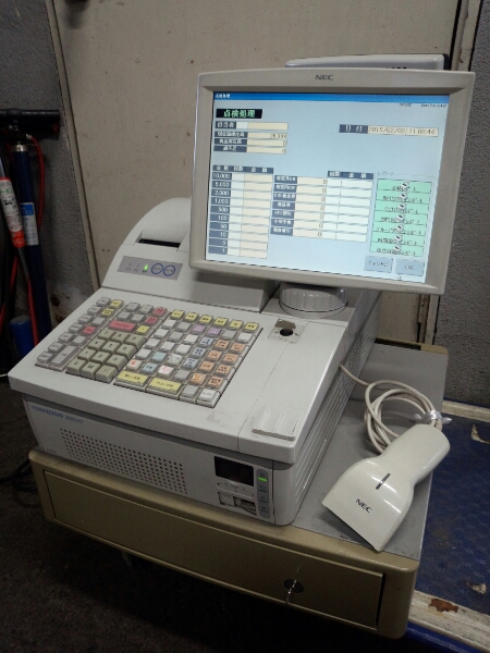 NEC POSレジ TWINPOS 3500 ドロワ スキャナ付 品②の入札履歴 - 入札者 