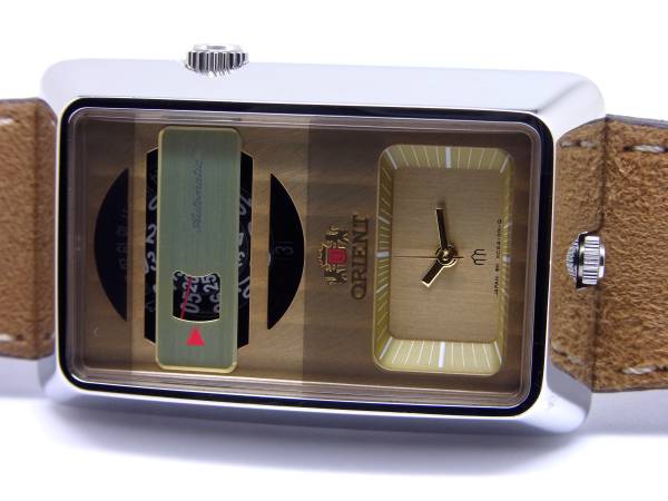 オリエント スタイリッシュ&スマート DUAL 機械式&クォーツ　銀