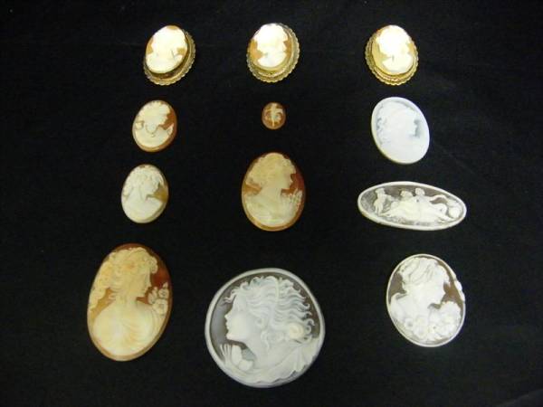 ★☆カメオ シェル ブローチ 12点セット☆★