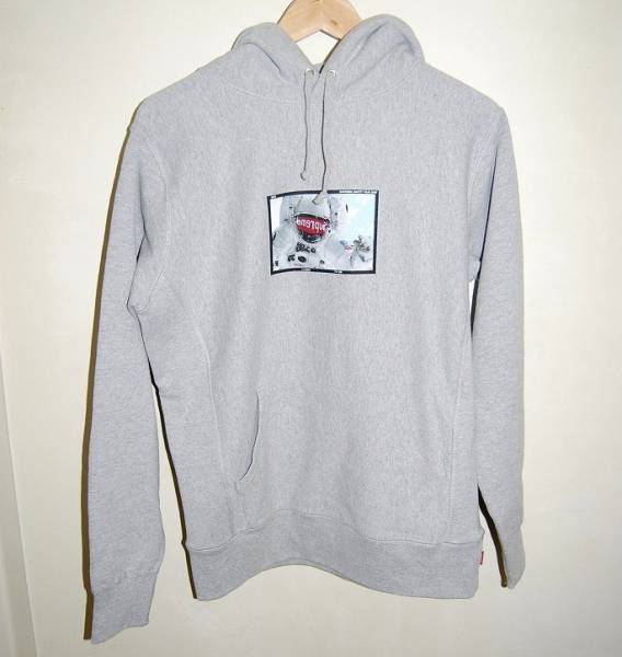 在庫確保済み 2015 S/S Supreme Astronaut パーカー Grey