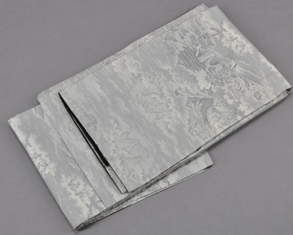 ☆着物　はなせい★正絹　　白大島　　七マルキ　　1063