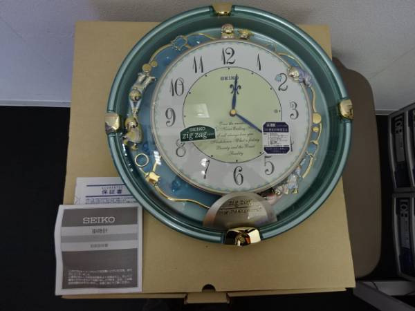 seiko セイコー 掛け時計 ジグザグ AM629M zigzagの入札履歴 - 入札者