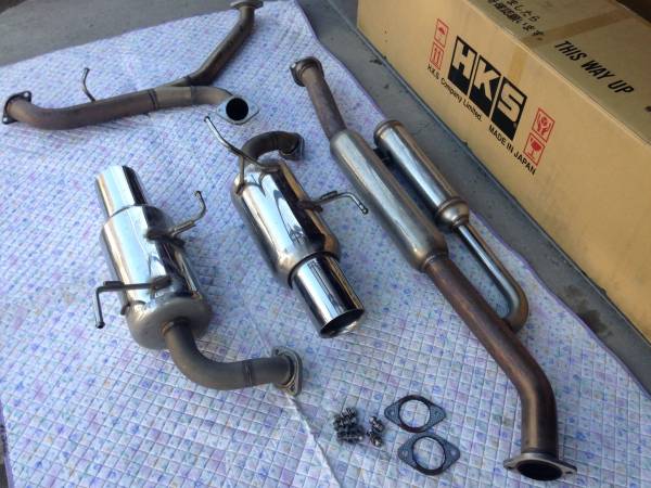 HKS ES premium マフラー センターパイプ レガシィ BR9 BM9 中古(社外