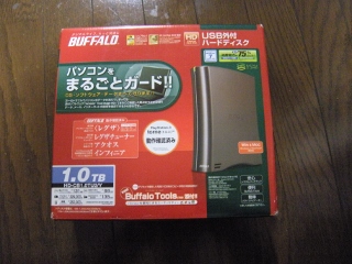 ＢＵＦＦＡＬＯ　外付ＨＤ　１ＴＢ　ＣＢＵ２／Ｙ