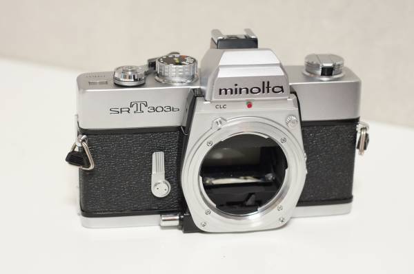 海外向け ミノルタ SRT 303b クローム シャッター可動 Minolta SRT
