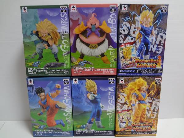 ドラゴンボール改 DXFフィギュア ベジータ ブウ ゴテンクス等6個