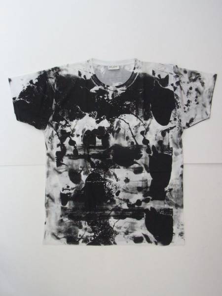 1314AW サンローランパリ Brian Roettinger コラボ Tシャツ M2(半袖T 
