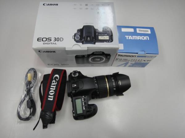 キャノン　デジタル一眼レフ　ＥＯＳ３０Ｄ　レンズ　タムロン付